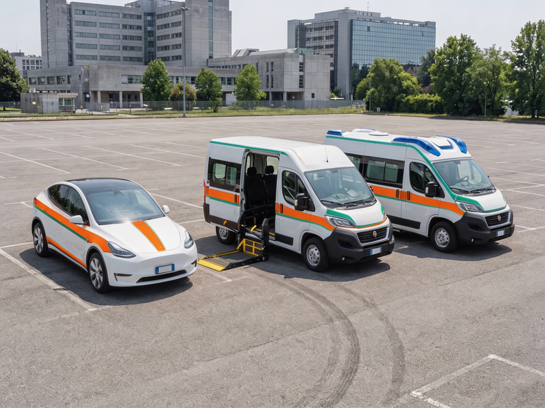 Ambulanza, pulmino o auto sanitaria: quale scegliere?